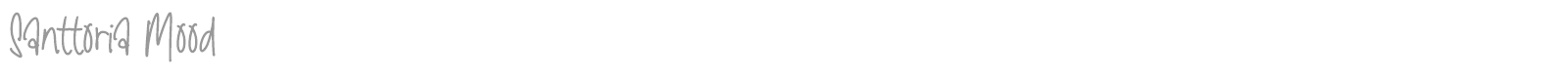 Santtoria Mood font preview